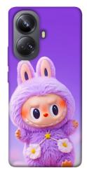 Чехол itsPrint Labubu purple для Realme 10 Pro+