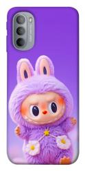 Чехол itsPrint Labubu purple для Motorola Moto G31