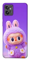 Чехол itsPrint Labubu purple для Motorola Moto G32
