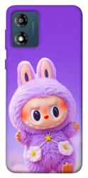 Чехол itsPrint Labubu purple для Motorola Moto E13