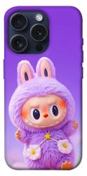Чехол itsPrint Labubu purple для Apple iPhone 15 Pro (6.1")
