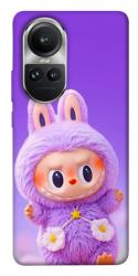Чехол itsPrint Labubu purple для Oppo Reno 10