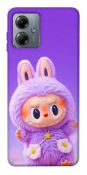 Чехол itsPrint Labubu purple для Motorola Moto G14