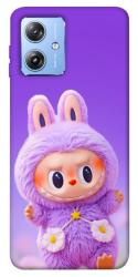 Чехол itsPrint Labubu purple для Motorola Moto G84