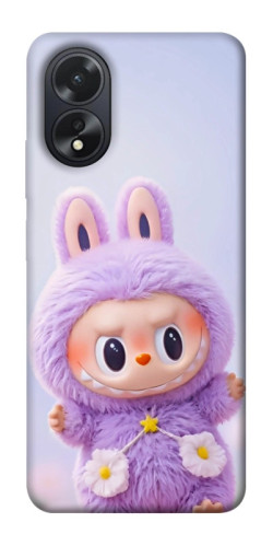 Чохол itsPrint Labubu purple для Oppo A38