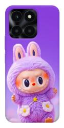 Чехол itsPrint Labubu purple для Huawei Honor X6a