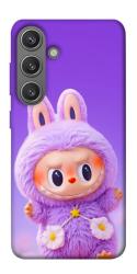 Чехол itsPrint Labubu purple для Samsung Galaxy S24