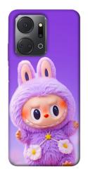 Чехол itsPrint Labubu purple для Huawei Honor X7a
