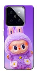 Чехол itsPrint Labubu purple для Xiaomi 14 Pro