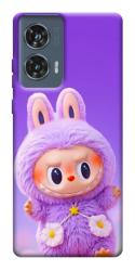 Чехол itsPrint Labubu purple для Motorola Edge 50 Fusion