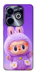 Чехол itsPrint Labubu purple для Infinix Hot 40i