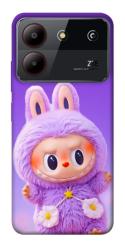 Чехол itsPrint Labubu purple для ZTE Blade A54 4G