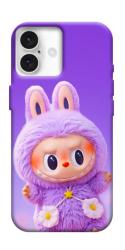 Чехол itsPrint Labubu purple для Apple iPhone 16 Plus (6.7")