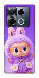 Чехол itsPrint Labubu purple для Infinix Note 40 Pro 4G