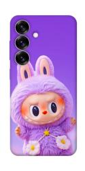 Чехол itsPrint Labubu purple для Samsung Galaxy S25