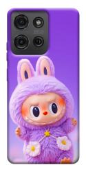 Чехол itsPrint Labubu purple для Motorola Moto G75 5G