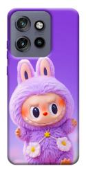 Чехол itsPrint Labubu purple для Motorola Edge 50 Neo