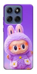 Чехол itsPrint Labubu purple для Motorola Edge 60 Fusion