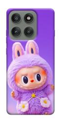 Чехол itsPrint Labubu purple для Motorola Edge 60 Pro