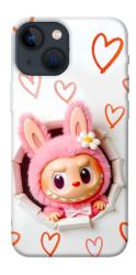 Чехол itsPrint Labubu paper для Apple iPhone 13 mini (5.4")