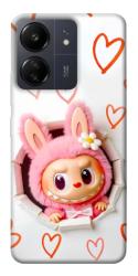 Чехол itsPrint Labubu paper для Xiaomi Redmi 13C