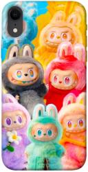 Чехол itsPrint Rainbow labubu для Apple iPhone XR (6.1")