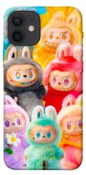 Чехол itsPrint Rainbow labubu для Apple iPhone 12 Pro (6.1")