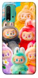 Чехол itsPrint Rainbow labubu для Xiaomi Redmi Note 9 4G / Redmi 9 Power / Redmi 9T
