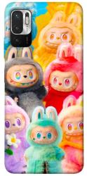 Чехол itsPrint Rainbow labubu для Xiaomi Redmi Note 10 5G