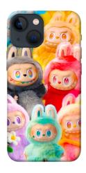 Чехол itsPrint Rainbow labubu для Apple iPhone 13 mini (5.4")