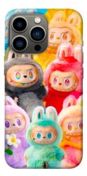 Чехол itsPrint Rainbow labubu для Apple iPhone 13 Pro (6.1")