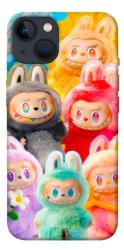 Чехол itsPrint Rainbow labubu для Apple iPhone 13 (6.1")