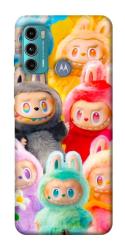 Чехол itsPrint Rainbow labubu для Motorola Moto G60