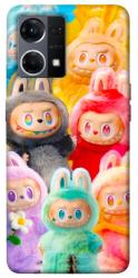 Чехол itsPrint Rainbow labubu для Oppo Reno 7 4G