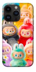 Чехол itsPrint Rainbow labubu для Apple iPhone 14 Pro (6.1")