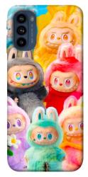 Чехол itsPrint Rainbow labubu для Motorola Moto G41