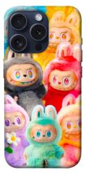 Чехол itsPrint Rainbow labubu для Apple iPhone 15 Pro (6.1")