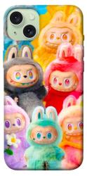 Чехол itsPrint Rainbow labubu для Apple iPhone 15 Plus (6.7")