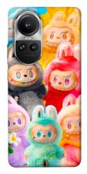 Чехол itsPrint Rainbow labubu для Oppo Reno 10