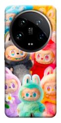 Чехол itsPrint Rainbow labubu для Xiaomi 14 Ultra