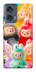 Чехол itsPrint Rainbow labubu для Motorola Edge 50 Fusion