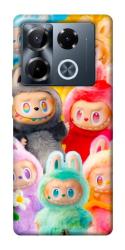 Чехол itsPrint Rainbow labubu для Infinix Note 40 Pro 4G