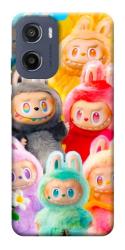 Чехол itsPrint Rainbow labubu для Motorola Moto G05