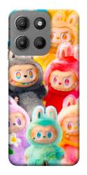 Чехол itsPrint Rainbow labubu для Motorola Moto G15 4G