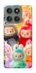 Чехол itsPrint Rainbow labubu для Motorola Edge 60 Pro