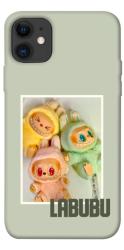 Чехол itsPrint Trio labubu для Apple iPhone 11 (6.1")