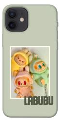 Чехол itsPrint Trio labubu для Apple iPhone 12 Pro (6.1")