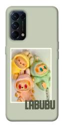 Чехол itsPrint Trio labubu для Oppo Reno 5 4G