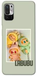 Чехол itsPrint Trio labubu для Xiaomi Redmi Note 10 5G