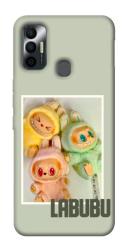 Чехол itsPrint Trio labubu для TECNO Spark 7